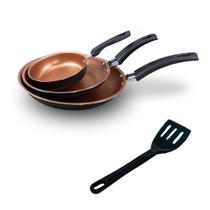Conjunto De Frigideira 3 Peças Antiaderente Teflon Global Conjunto De Frigideira 3 Peças Antiaderente Teflon Global
