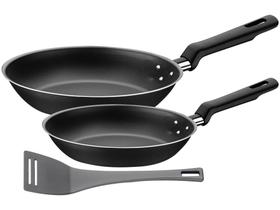 Conjunto de Frigideiras Antiaderente Tramontina - de Alumínio Loreto Grafite 3 Peças