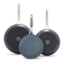 Conjunto de frigideiras Fry Pan GreenPan Valencia Pro Hard Anodizado, 3 unidades Conjunto de frigideiras Fry Pan GreenPan Valencia Pro Hard Anodizado, 3 unidades
