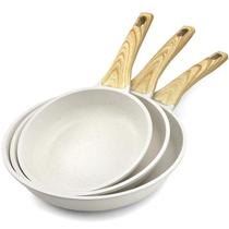 Conjunto de Frigideiras GiPP 20 cm 24 cm 28 cm Antiaderente para Indução
