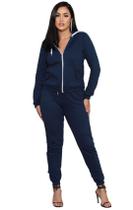 Conjunto De Frio Feminino Moletom Blusa Manga Longa Canguru e Calça Moda Inverno Conjunto De Frio Feminino Moletom Blusa Manga Longa Canguru e Calça Moda Inverno