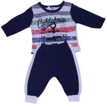 Conjunto de frio inverno para bebê menino