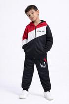 Conjunto de frio inverno para meninos - conjunto com 2 peças masculino casaco e calça comprida.