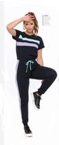 Conjunto de Frio Moletinho Real Malhas Calça + Jaqueta Casual Confort Feminino Adulto - Ref 2283 Conjunto de Frio Moletinho Real Malhas Calça + Jaqueta Casual Confort Feminino Adulto - Ref 2283