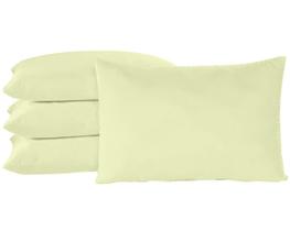 Conjunto De Fronhas 100% Algodão 2000 Fios 8 Peças Palha