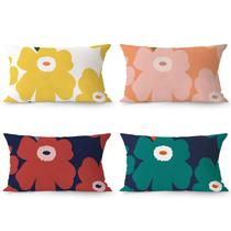 Conjunto de fronhas Bold Floral Print Velvet 40x60cm (600g) Conjunto de fronhas Bold Floral Print Velvet 40x60cm (600g)