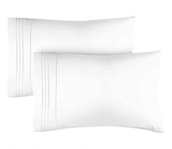 Conjunto de fronhas CGK Unlimited King Size White Soft x2