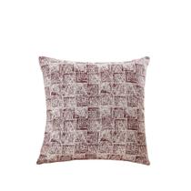 Conjunto de fronhas com padrão geométrico genérico, mistura de algodão x2