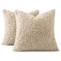 Conjunto de fronhas Cozy Lamb Fleece Teddy Fleece texturizado 40x40cm