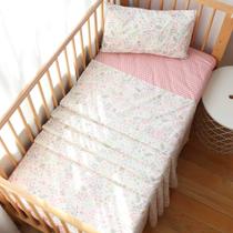 Conjunto de fronhas de lençóis infantis 100% algodão, emenpy, 3 peças