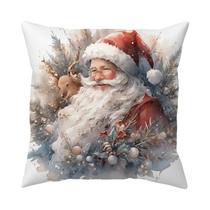 Conjunto de fronhas de Natal, Papai Noel, decoração macia de Natal Conjunto de fronhas de Natal, Papai Noel, decoração macia de Natal