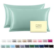 Conjunto de fronhas de seda Suatien King Size 20x36cm, 2 unidades Conjunto de fronhas de seda Suatien King Size 20x36cm, 2 unidades