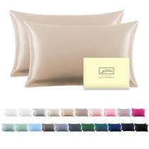 Conjunto de fronhas de seda Suatien Queen Size 100% seda de amora