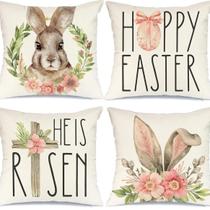 Conjunto de fronhas Easter Bunny Easter Egg Cross Linen