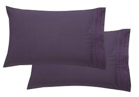 Conjunto de fronhas Elegant Comfort Luxury, roxo ultramacio