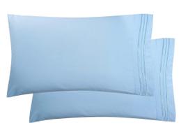 Conjunto de fronhas Elegant Comfort Luxury, ultramacio, azul aqua