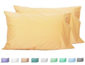 Conjunto de fronhas Girassol 100% algodão Queen, 50x75cm, pacote com 2