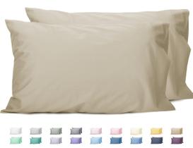 Conjunto de fronhas girassol 100% algodão queen size marrom claro