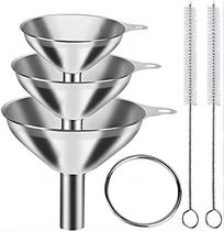 Conjunto de Funis para Cozinha YEVIOR 3 Tamanhos em Aço Inoxidável Conjunto de Funis para Cozinha YEVIOR 3 Tamanhos em Aço Inoxidável