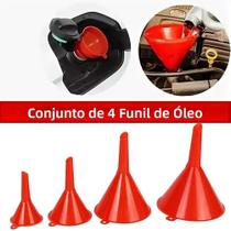 Conjunto De Funis Plásticos De Vários Tamanhos 4PCS Para Transferência De Óleo De Motor E Conjunto De Funis Plásticos De Vários Tamanhos 4PCS Para Transferência De Óleo De Motor E
