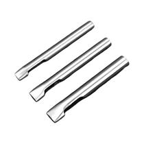 Conjunto De Furadores De Couro Oval 3 Peças Em Aço Para Artesanato, Furador Oco 1.5mm-20mm Conjunto De Furadores De Couro Oval 3 Peças Em Aço Para Artesanato, Furador Oco 1.5mm-20mm