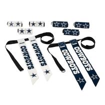 Conjunto de futebol com bandeira Franklin Sports NFL Dallas Cowboys