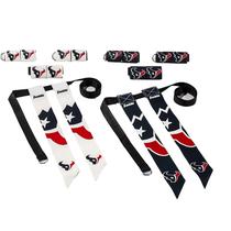 Conjunto de futebol com bandeira Franklin Sports NFL Houston Texans
