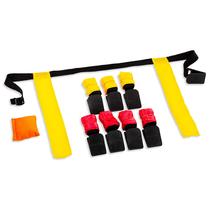Conjunto de futebol Flag Franklin Sports para 8 jogadores com marcador de campo