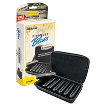 Conjunto de gaitas Hohner Piedmont Blues 7 com caixa em aço inoxidável