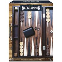 Conjunto de gamão Merchant Ambassador Craftsman Deluxe Wood Conjunto de gamão Merchant Ambassador Craftsman Deluxe Wood