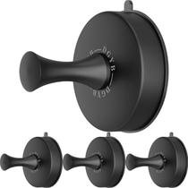 Conjunto de ganchos de ventosa DGTB Suction Bathroom Hook preto x4 Conjunto de ganchos de ventosa DGTB Suction Bathroom Hook preto x4