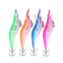 Conjunto de ganchos Fishing Squid Jig Hooks Zerone Lighted com bateria de 10 cm