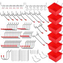 Conjunto de ganchos Pegboard SEDY Ultimate de 121 peças com acessórios