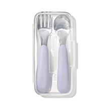 Conjunto de Garfo e Colher OXO Tot On-The-Go Lilás