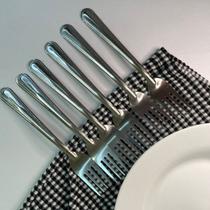 Conjunto de garfos 12 peças moderno de inox kit de talheres