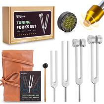 Conjunto de garfos de ajuste Hugbow Aluminium Alloy 128 Hz, 136,1 Hz, 256 Hz, 384 Hz