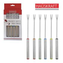 Conjunto De Garfos Para Fondue Hauskraft 6 Unidades Aço Inox