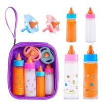 Conjunto de garrafas de brinquedo SCOM, 6 unidades Magic Disappearing Milk Juice Conjunto de garrafas de brinquedo SCOM, 6 unidades Magic Disappearing Milk Juice