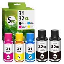 Conjunto de garrafas de tinta DEEIYUER 31 32XL Smart Tank 7602 5101 6001 651 Conjunto de garrafas de tinta DEEIYUER 31 32XL Smart Tank 7602 5101 6001 651