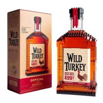 Conjunto de garrafas de uísque Building Toy Wild Turkey, 169 peças