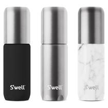 Conjunto de garrafas de viagem S'well, 100 ml, alumínio leve, pacote com 3 Conjunto de garrafas de viagem S'well, 100 ml, alumínio leve, pacote com 3