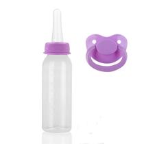 Conjunto de garrafas para adultos com chupeta grande de 240 mL (roxa) SUNOWE