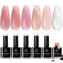 Conjunto de gel Builder Beetles Builder Gel para unhas de 6 cores