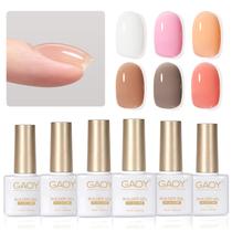 Conjunto de Gel Builder GAOY para Unhas - 6 Cores de 7,3ml (Nude) Conjunto de Gel Builder GAOY para Unhas - 6 Cores de 7,3ml (Nude)