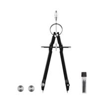 Conjunto De Geometria Profissional Com Compasso De Metal Com Trava Para Matemática E Precisão,