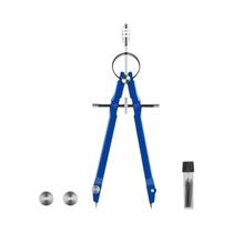 Conjunto De Geometria Profissional Com Compasso De Metal E Trava Para Matemática E Precisão, Durável