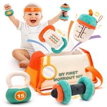 Conjunto de ginástica de pelúcia Vanplay My First Gym Kit para bebês de 0 a 12 meses