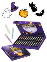 Conjunto de giz NewFamily 24 cores Halloween Dustless Magnetic