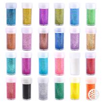 Conjunto de Glitter Extrafino 24 Cores Estanoite 10 g Cada Conjunto de Glitter Extrafino 24 Cores Estanoite 10 g Cada