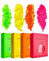 Conjunto de glitter KARIZMA Neon Nights! 4x 10g para rosto, cabelo e corpo volumosos Conjunto de glitter KARIZMA Neon Nights! 4x 10g para rosto, cabelo e corpo volumosos